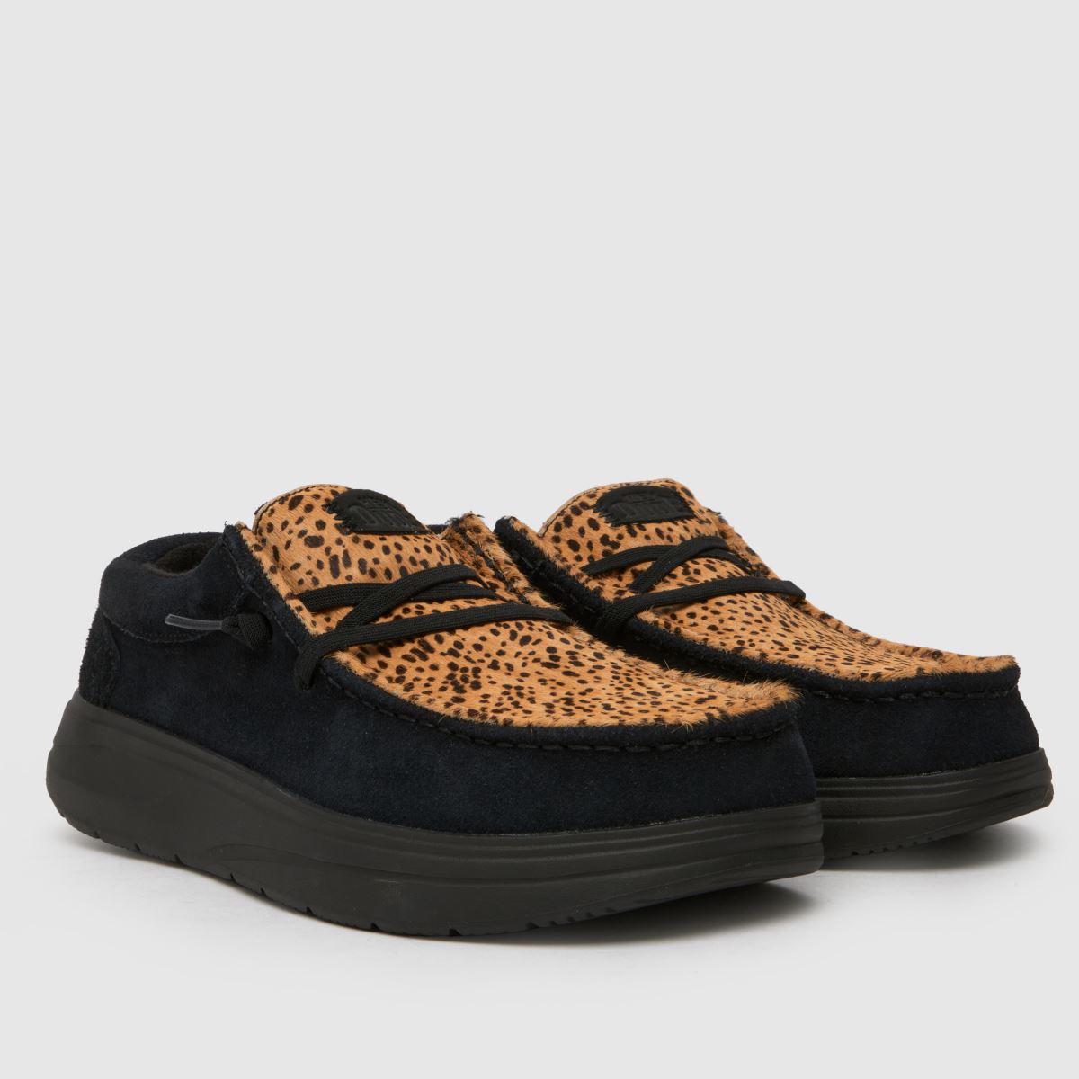 HEYDUDE – Wendy Luxe – Svarta sneakers