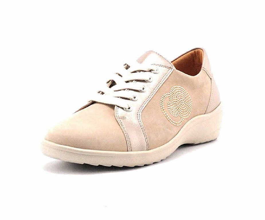 GANTER Komfort Schnürer beige