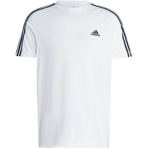HERREN SHIRT ESSENTIALS SINGLE JERSEY 3-STREIFEN