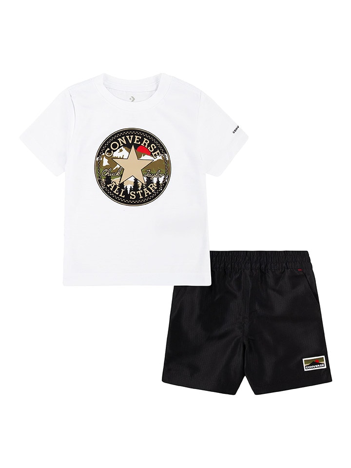 Converse 2tlg. Outfit in Schwarz/ Weiß günstig kaufen
