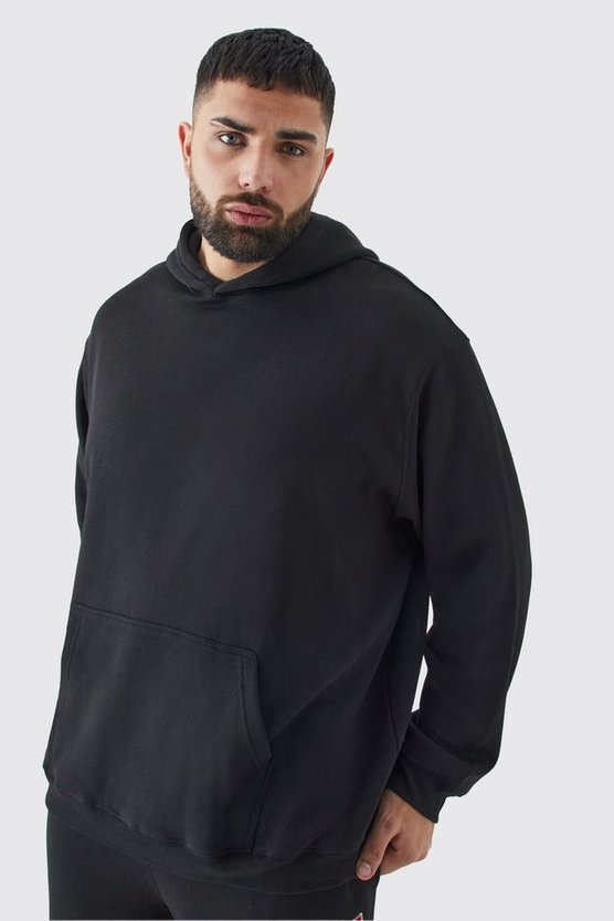 Plus Oversize Hoodie mit Drachen-Print
