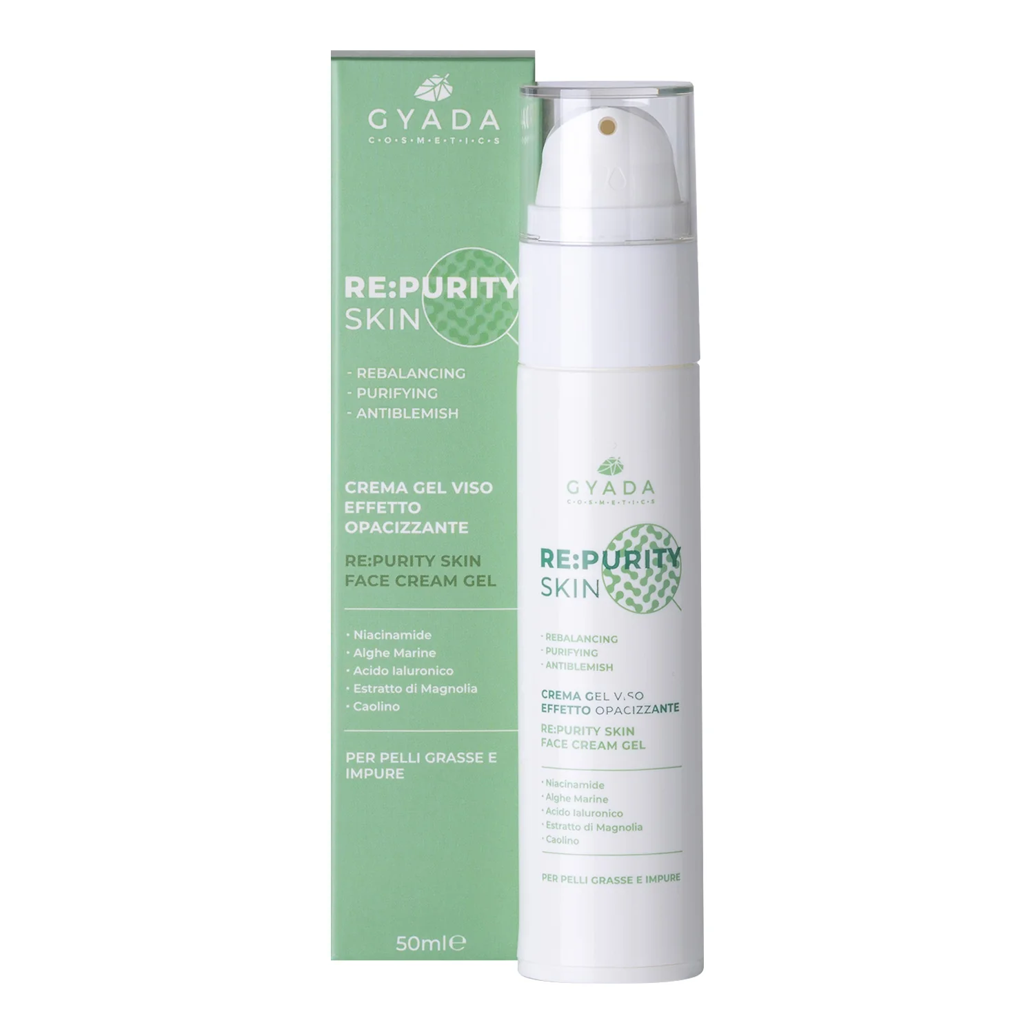 Re:Purity Skin Gesichtscreme-Gel – Mattierendes Gesichtscreme-Gel – Anti-Pickel-Tagescreme, Anti-Pickel-Gesichtsgel, Anti-Pickel-Make-up-Grundlage