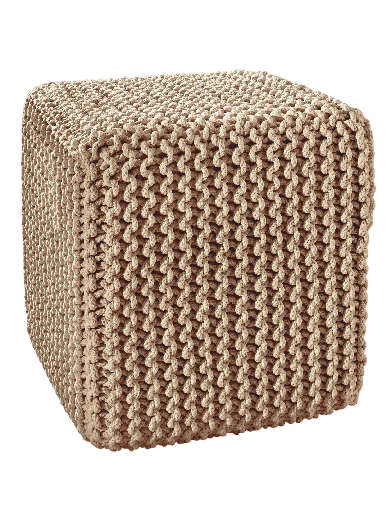 Kiruna Strick-Pouf, Yellow