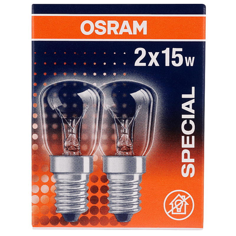 Osram Glødelampe mini 2-pk, 15 W E14 Osram