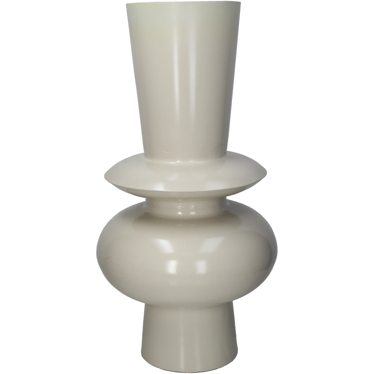 Trendhopper Vase Ornament Elfenbein 65 cm