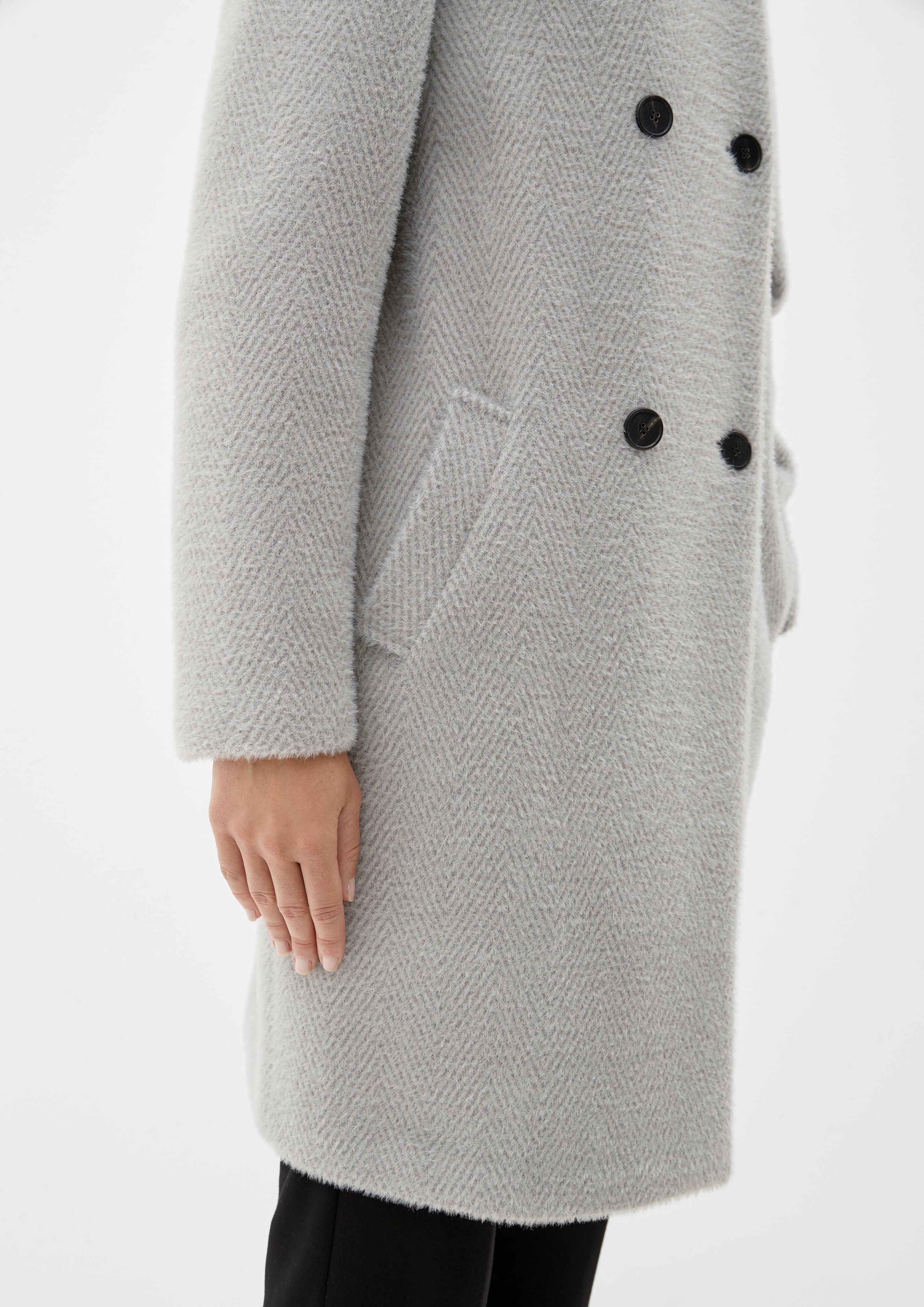 Mantel mit Herringbone-Muster  2122870-90Q4