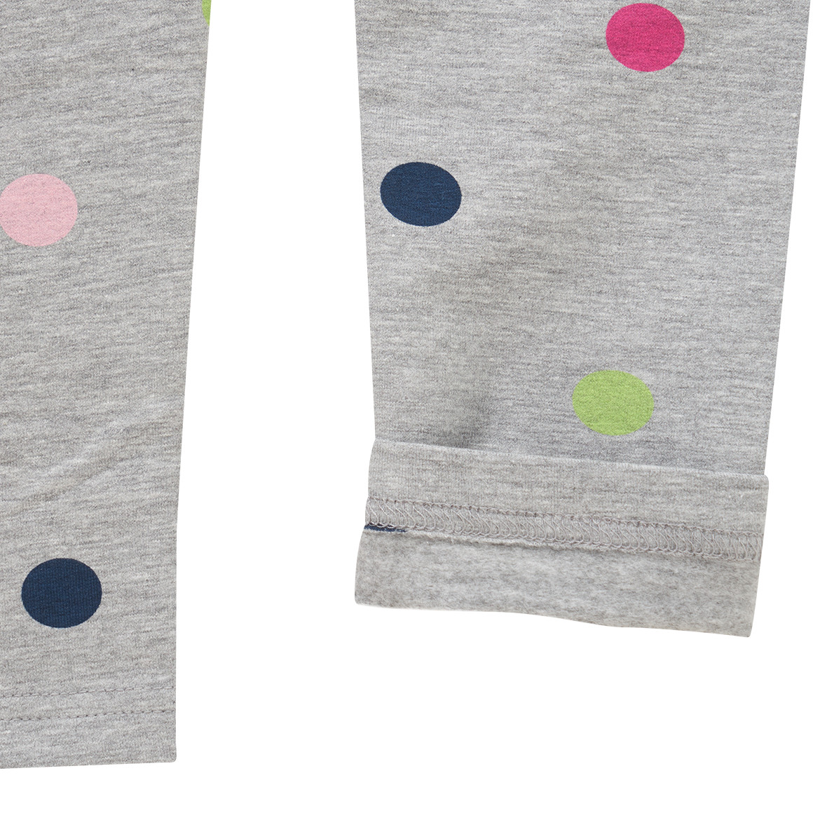 Mädchen Sweatleggings mit bunten Punkten