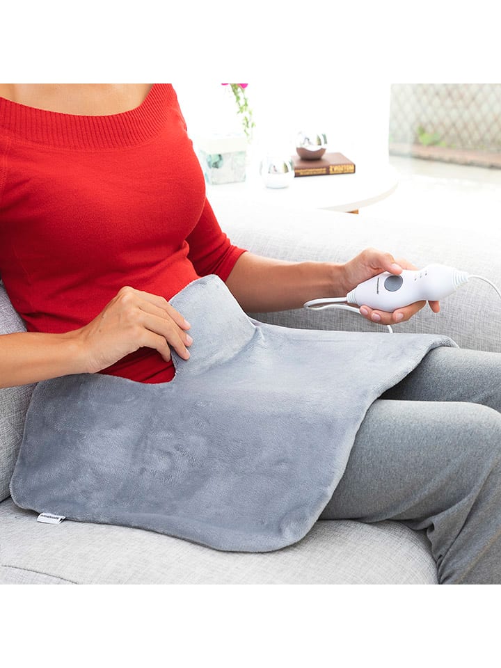 InnovaGoods Elektrisches Nacken-Wärmekissen in Grau in Grau - (B)60 x (H)45 cm günstig kaufen onesize