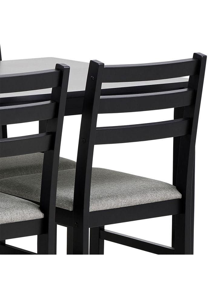 ebuy24 Essgruppe Alicante Schwarz 110 x 70 cm günstig kaufen onesize