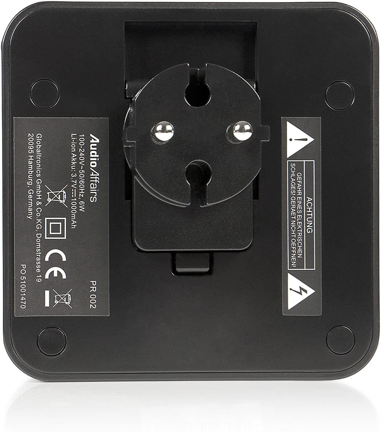 AudioAffairs PR 002 Steckdosen-Radio (UKW, FM, 2,00 W)