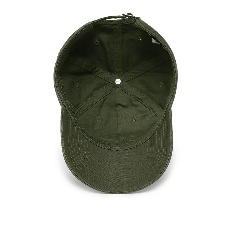 NIKE Club Cap Unstructured Futura Wash L cargo khaki/white