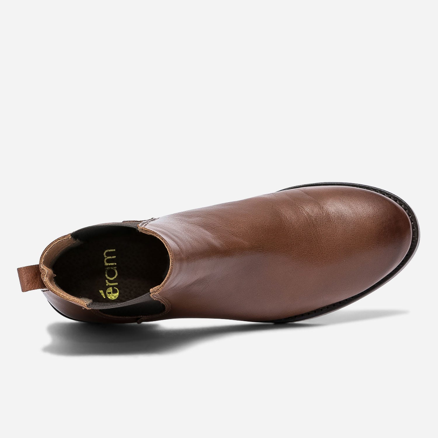 Chelsea boots cognac en cuir