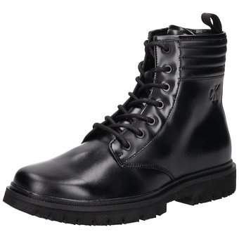 Calvin Klein Eva Mid Laceup Boot Lth in schwarz