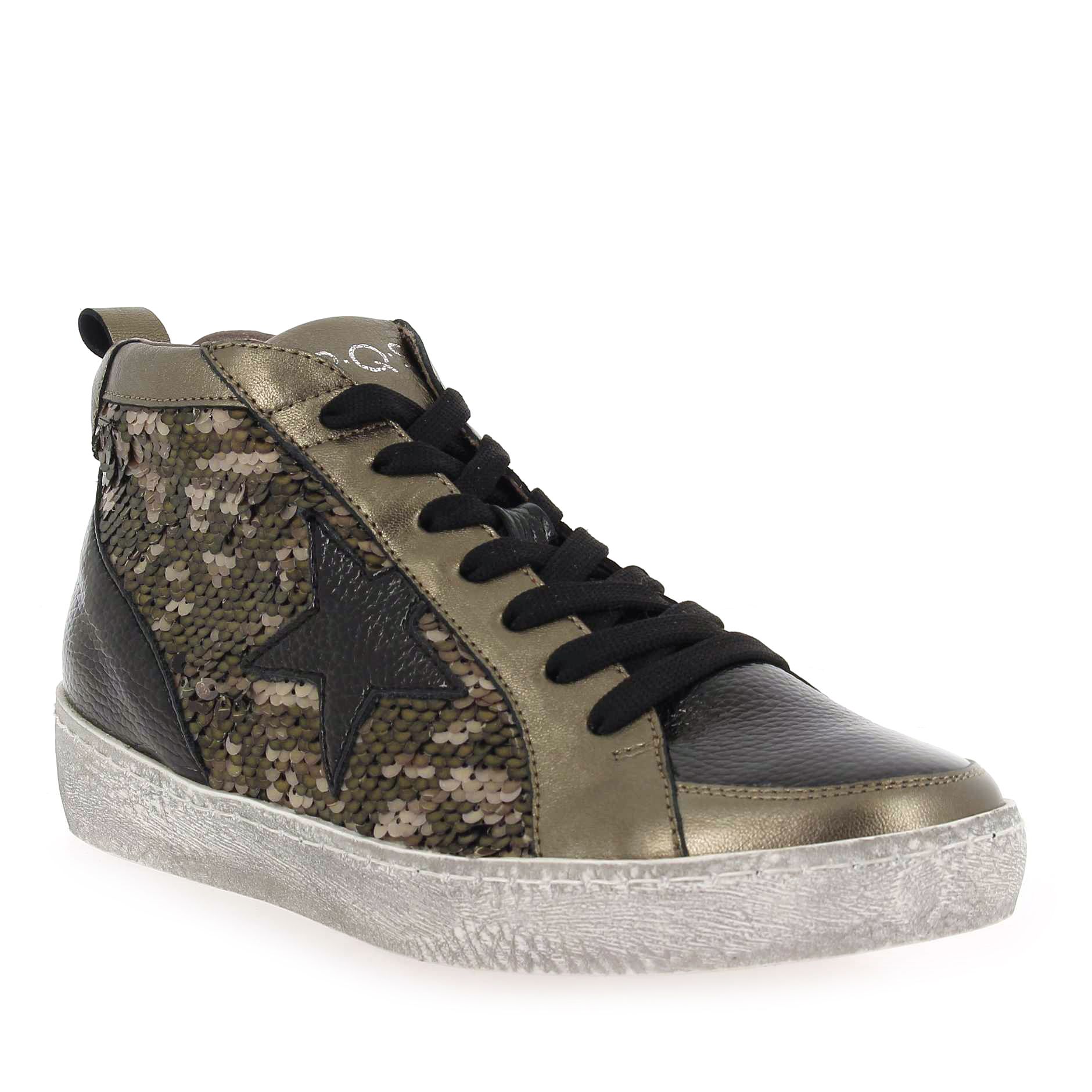 Reqins  BRITANNY MIX SEQUINS - Bronze Noir