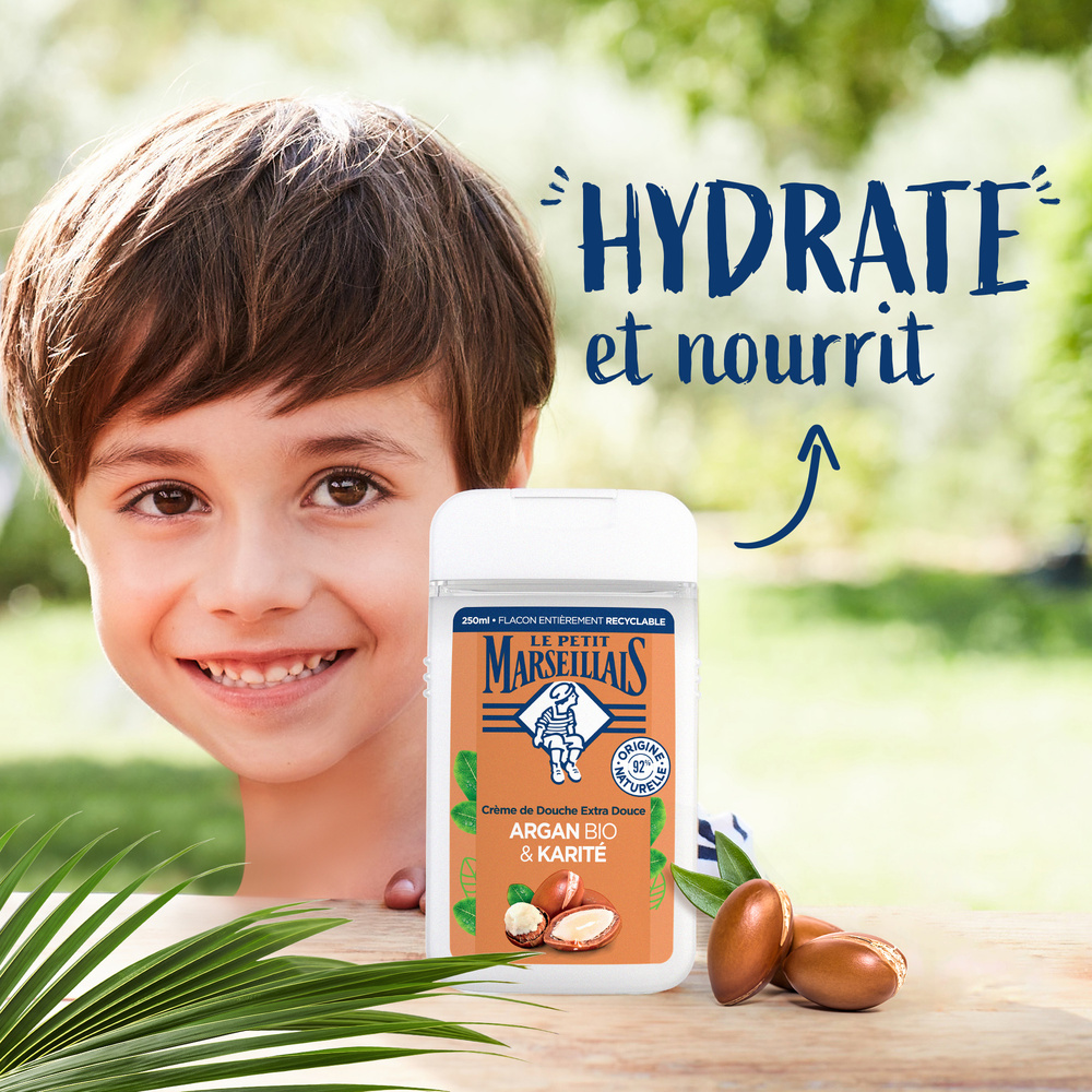 le petit marseillais LE PETIT MARSEILLAIS  DOUCHE EXTRA DOUXARGAN BIO & KARITE 250 ML Gel Douche