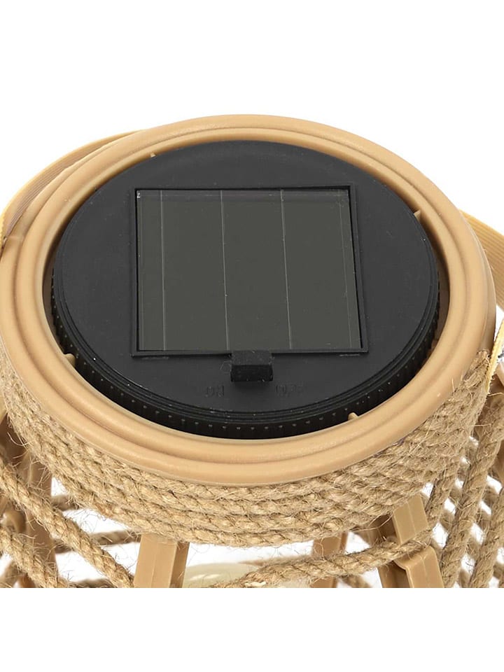 Ethnical Life LED-Solar-Dekoleuchte in Beige - (H)15 x Ø 15 cm günstig kaufen onesize