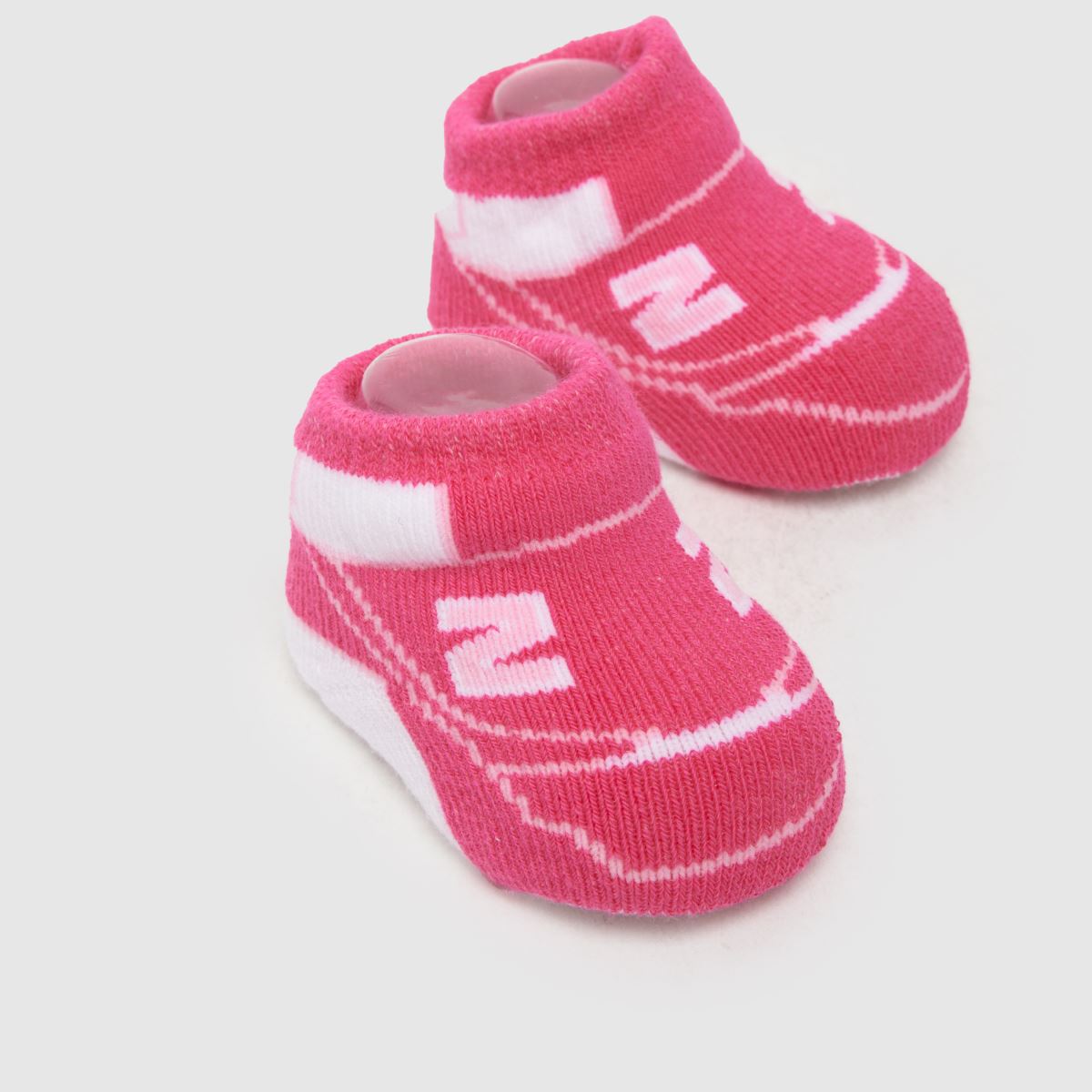 Komplet dveh roza večbarvnih klasičnih otroških škornjev New Balance