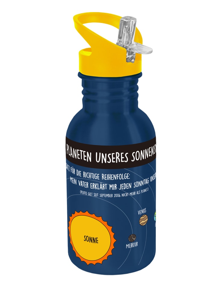 Geda Labels Trinkflasche Sonnensystem in Blau - 500ml günstig kaufen onesize