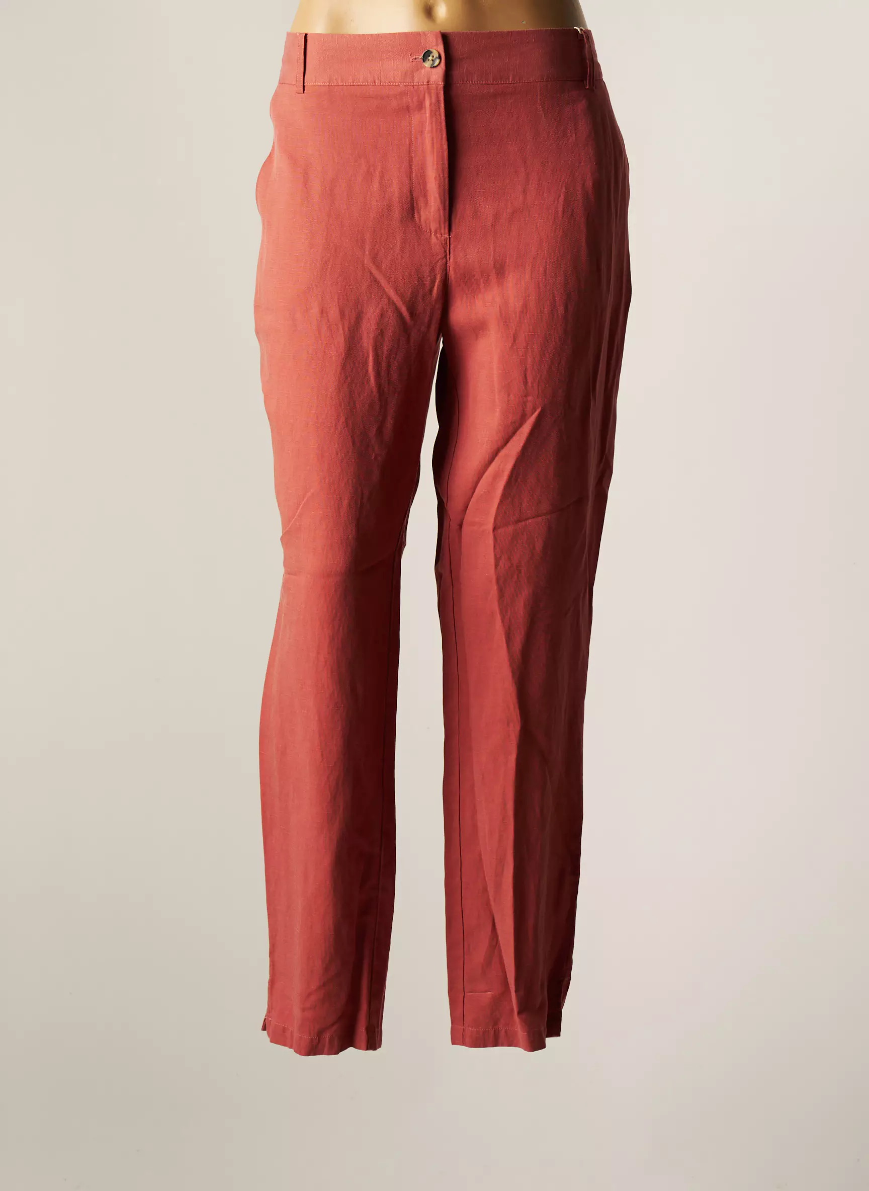 C Est Beau La Vie Pantalons Chino Femme couleur orange