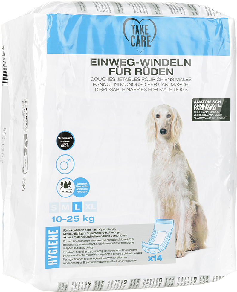 TAKE CARE Windeln & Hygiene TAKE CARE Einweg Rüdenwindeln 14 Stück L