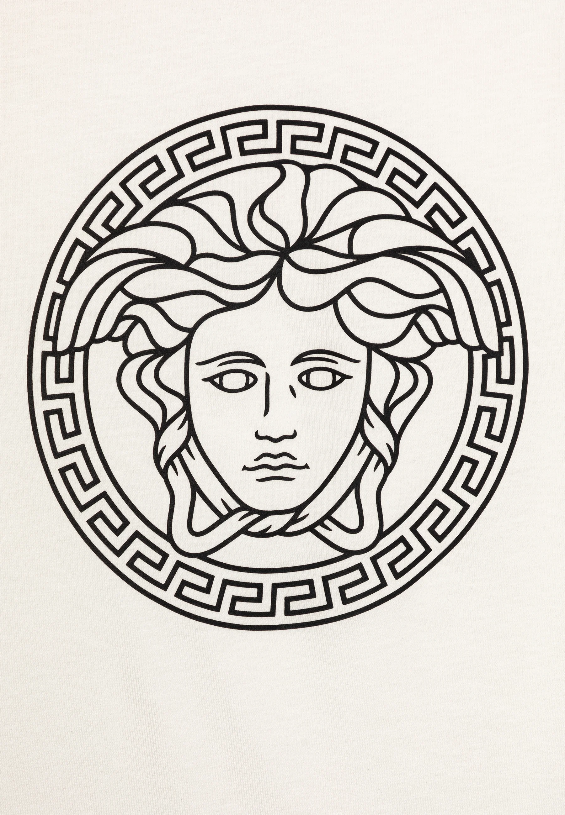 Versace MEDUSA GRECA PRINT UNISEX - Camiseta estampada
