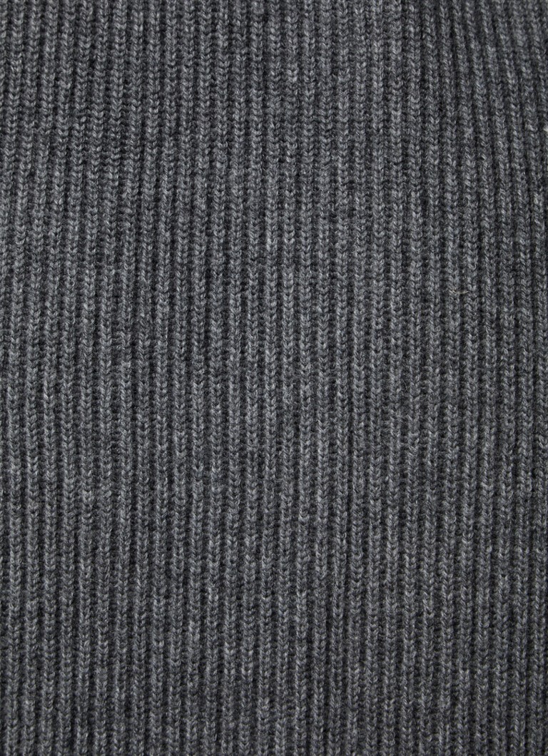 Gilet ouvert côtelé MaxMara Verna en mélange de cachemire avec ceinture à nouer