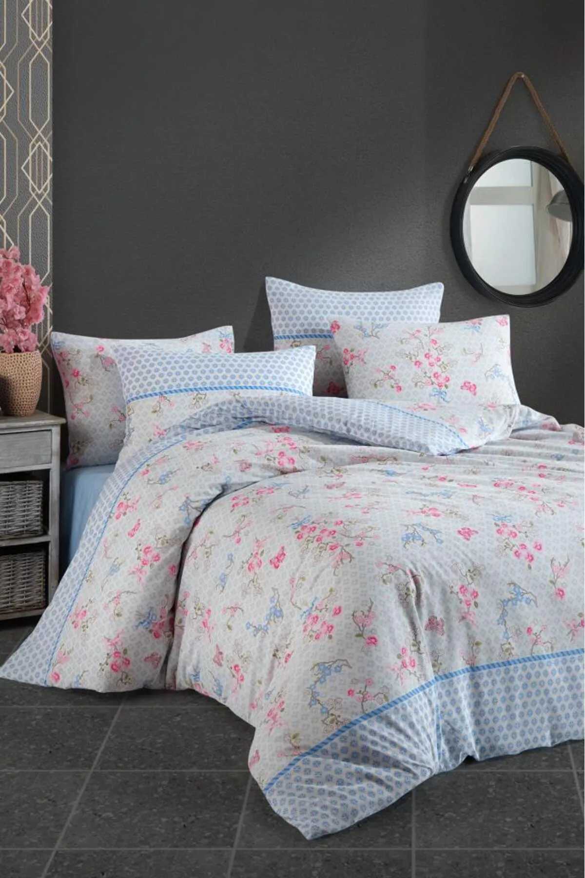 Çeyiz Diyarı  Lucia-Bettwäscheset für Doppelbett