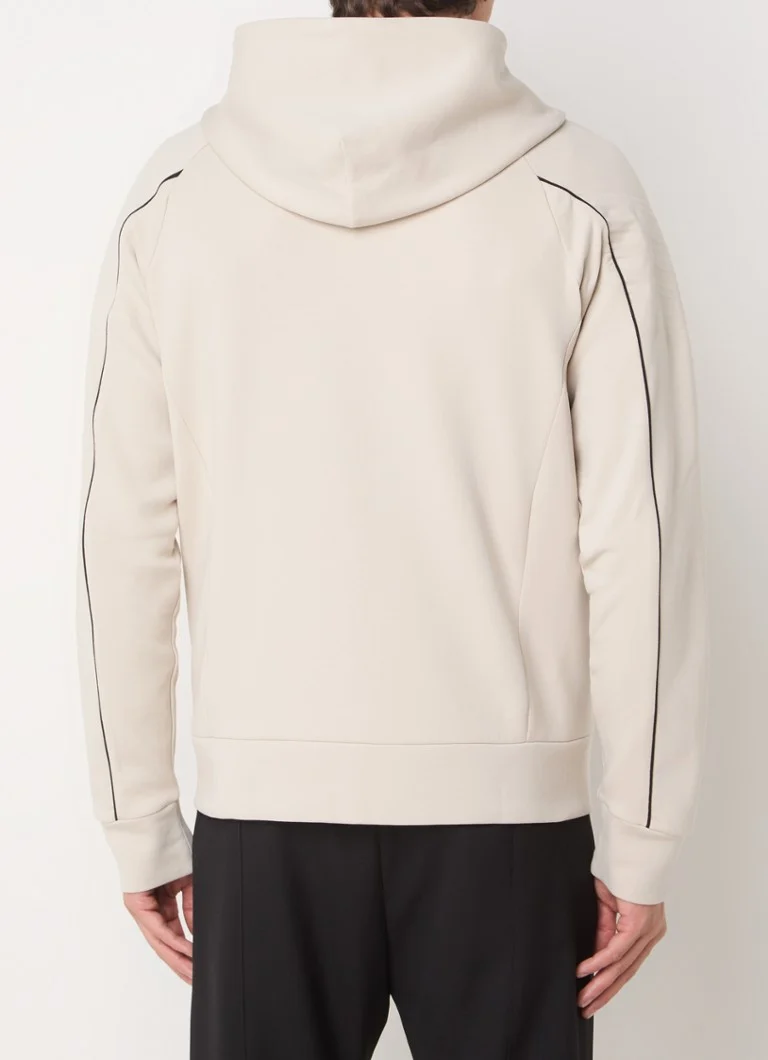 Mikina HUGO BOSS Saggy s kapucňou a logom