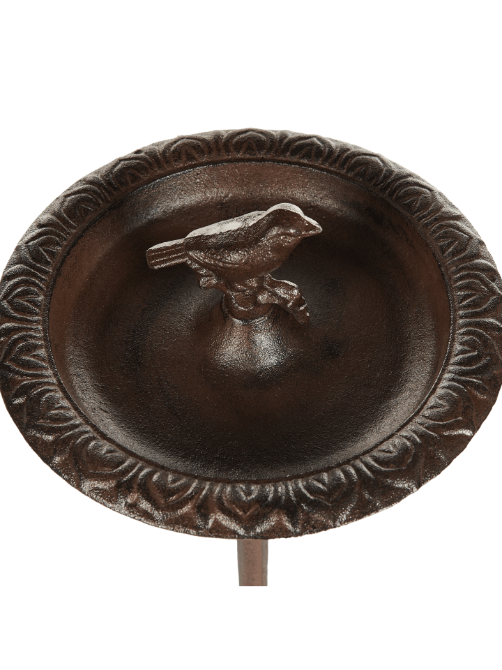 Beliani Vogelbrunnen SWALLOW in Braun - (W) 24 x (H) 50 x (L) 24 cm günstig kaufen onesize