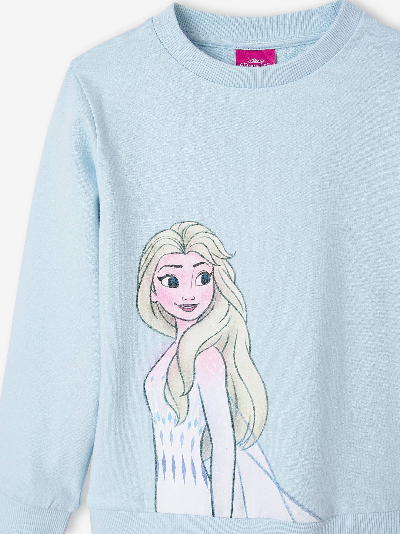 Sweat fille DS® La Reine des Neiges 2 bleu ciel