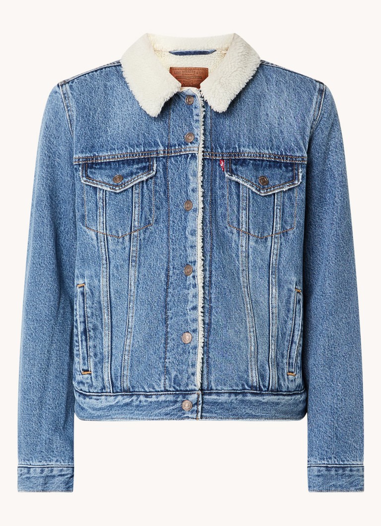 Levi's Original denim jacket with teddy lining and side pockets
