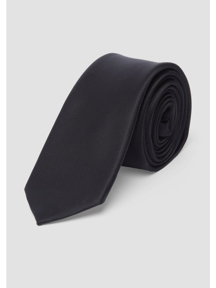 s.Oliver BLACK LABEL Krawatte in Schwarz günstig kaufen 1