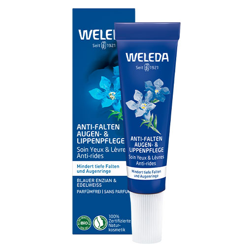 WELEDA Anti-Falten Aug.&Lippenpfl.bl.Enz.&Edelwei.  10 ml  Creme