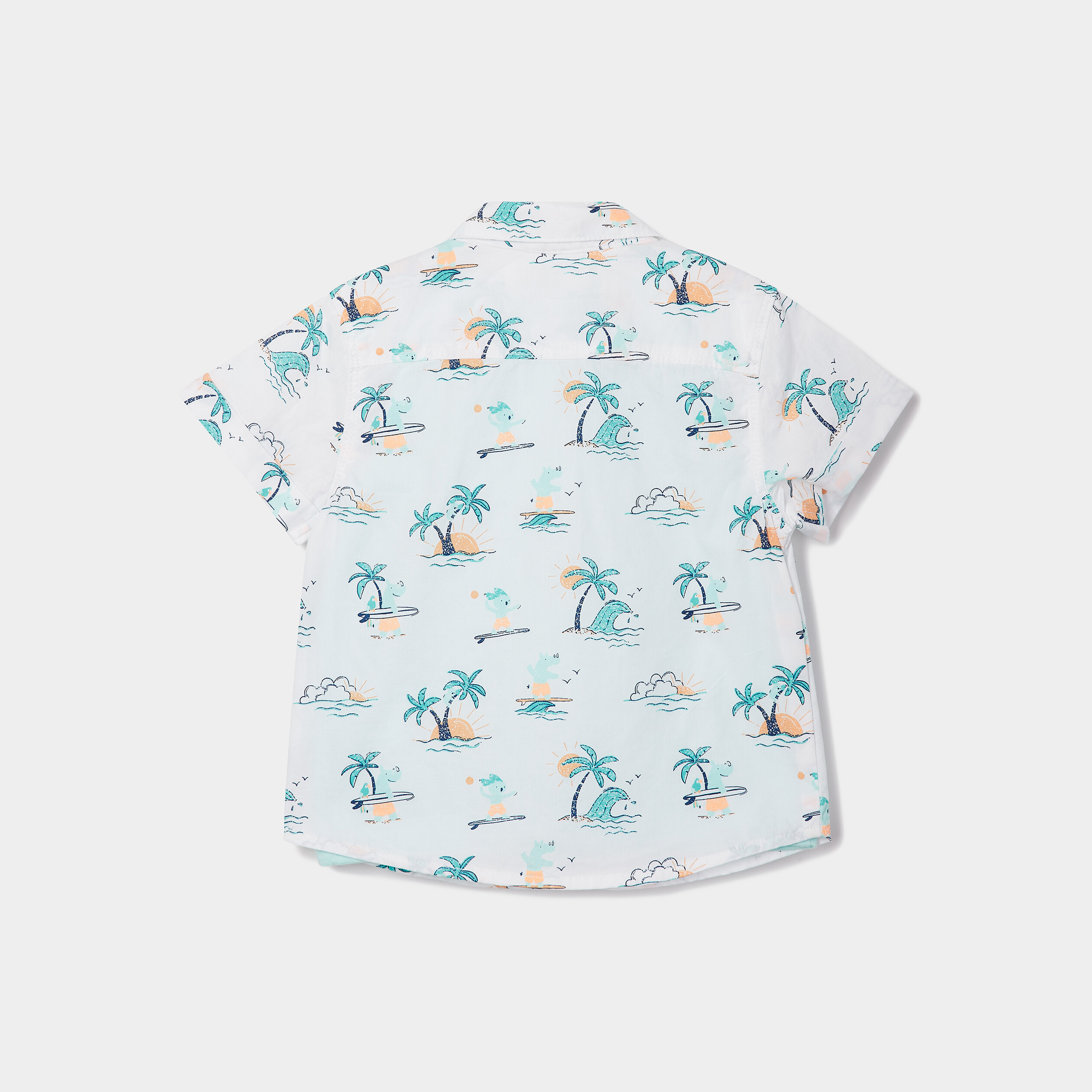 Ensemble chemise et débardeur Creeks ecru bébé garçon | La Halle
