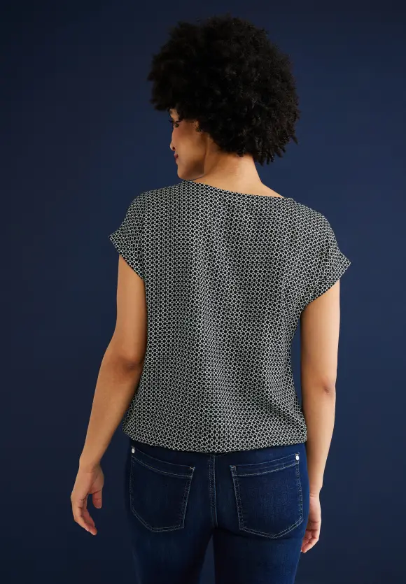 Street One Bluse mit Minimalmuster