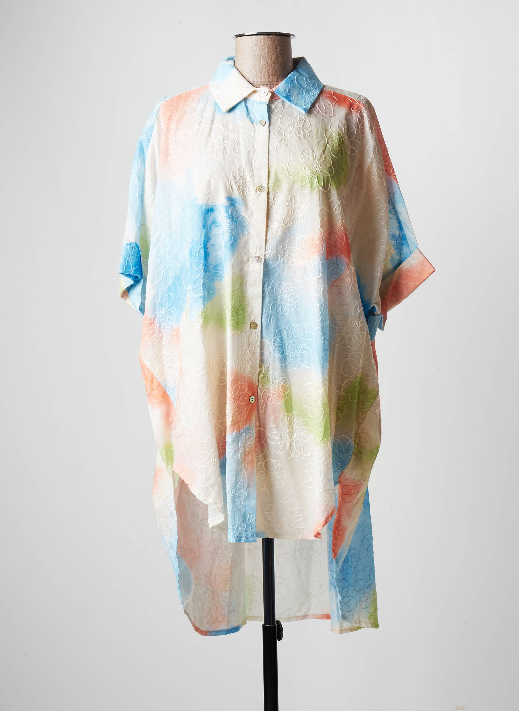 Intuition Tuniquemanchelongue Femme couleur bleu