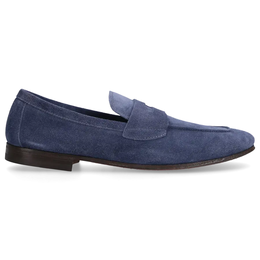 Henderson - Loafer CAPRI Veloursleder - blau