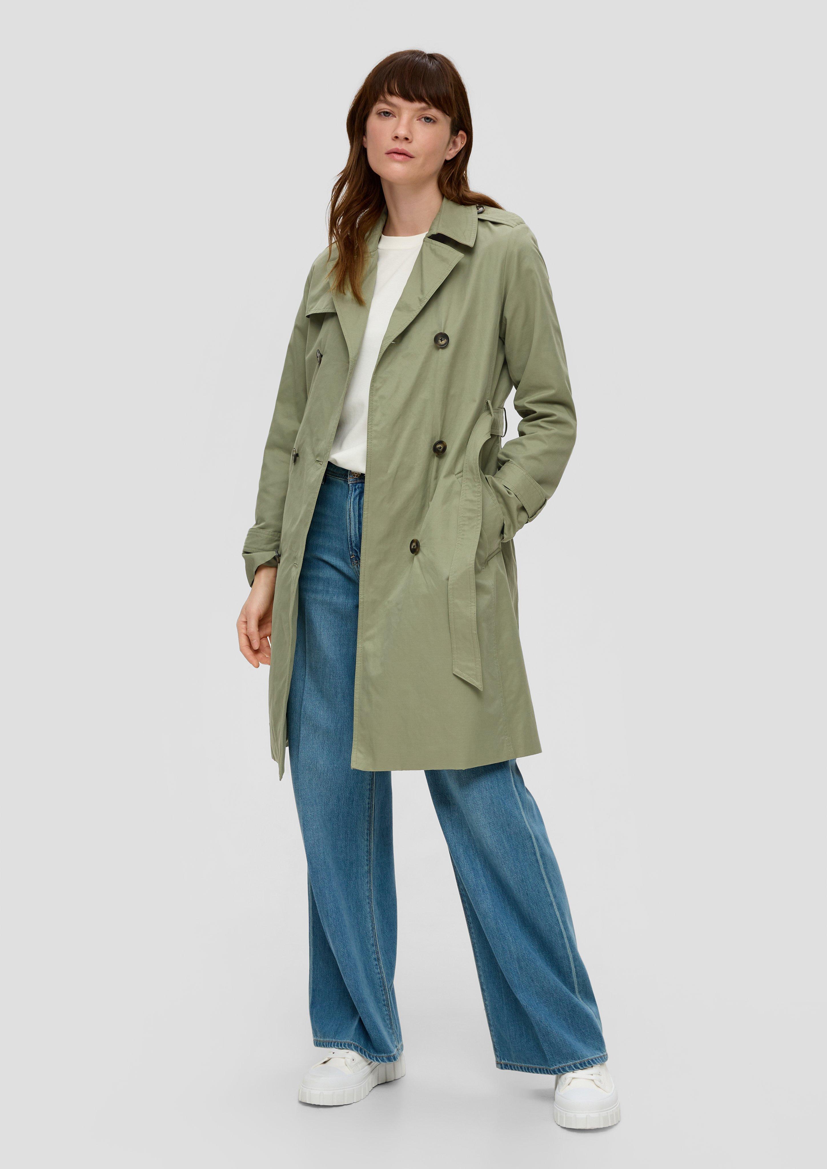 Trenchcoat mit Bindegürtel  2141421-7390