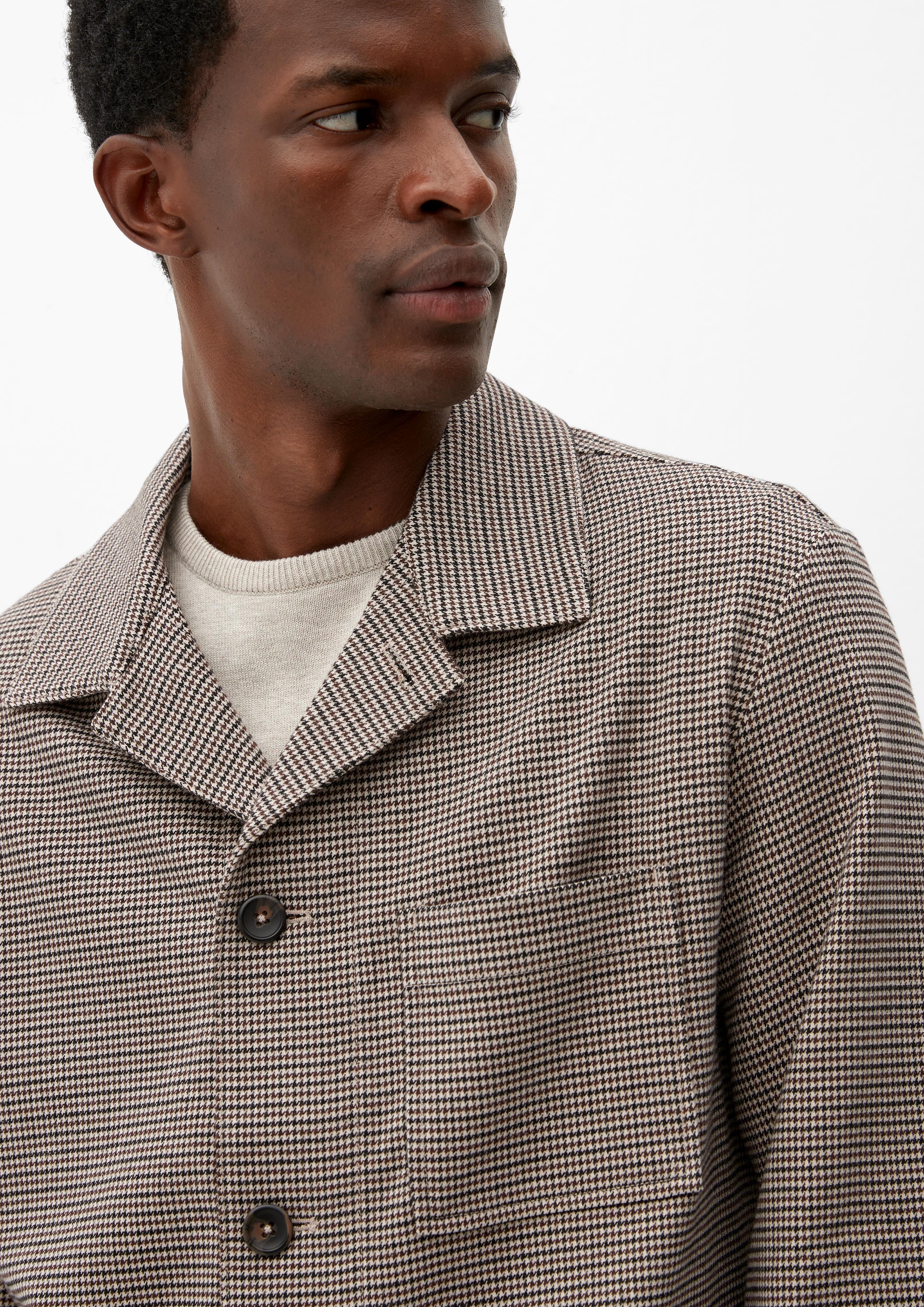 Overshirt mit Hahnentrittmuster  2120622-82N3