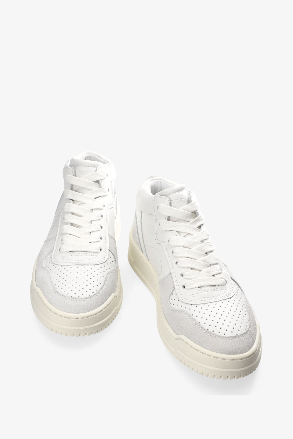 CPH167 leather mix white