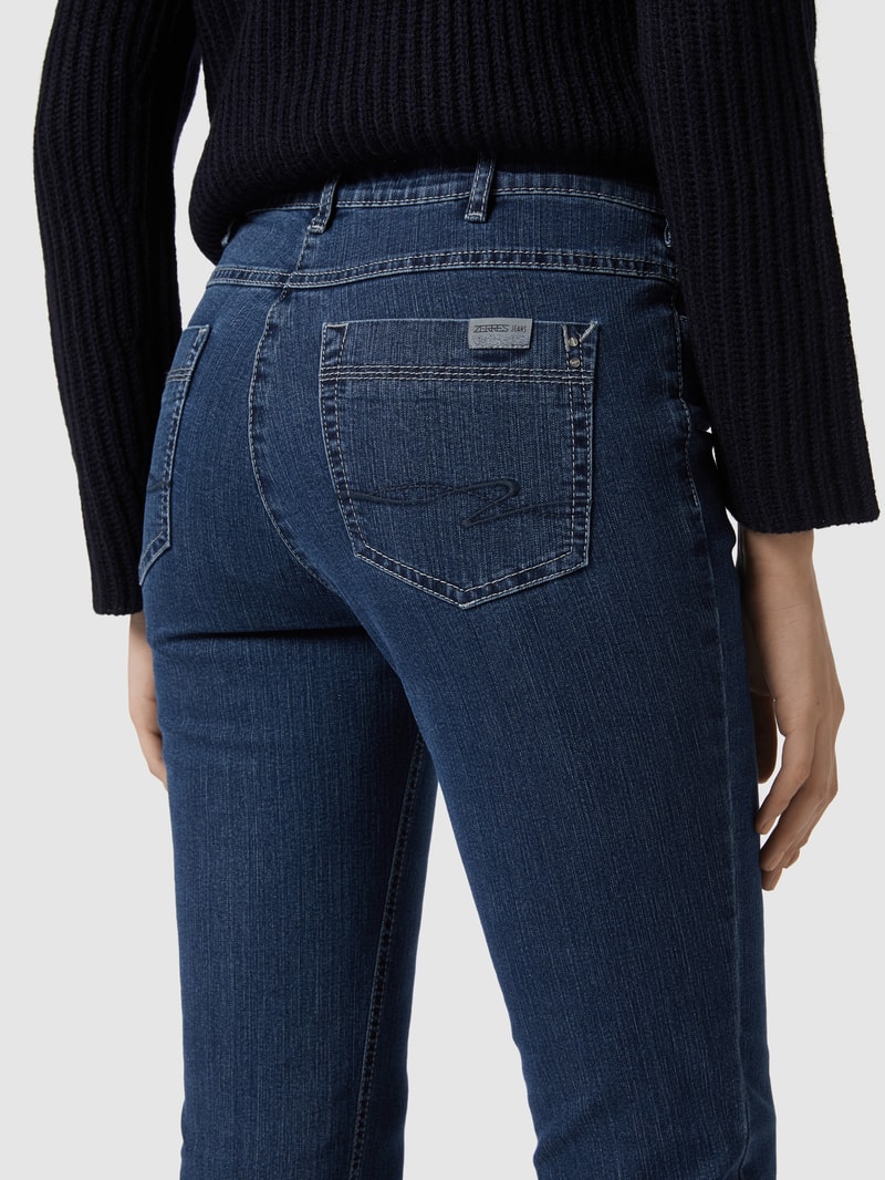 Rinsed Washed Comfort S Fit Jeans Modell CARLA in blau