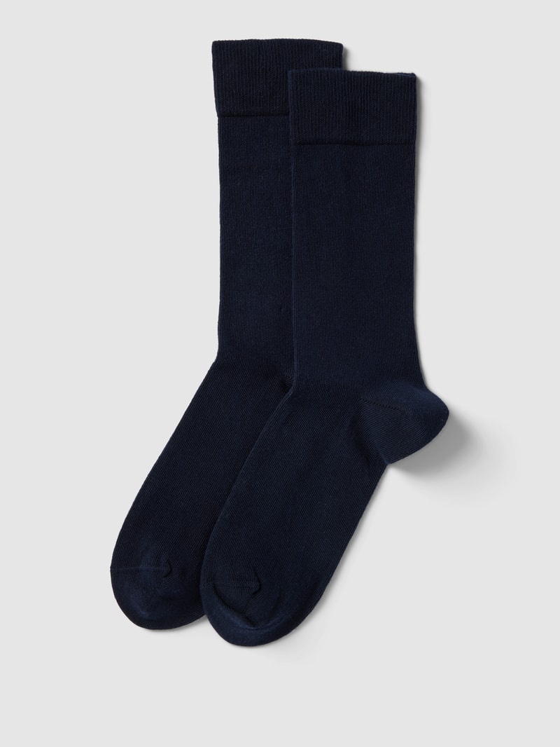 Socken aus Bio-Baumwolle im 2er-Pack in dunkelblau