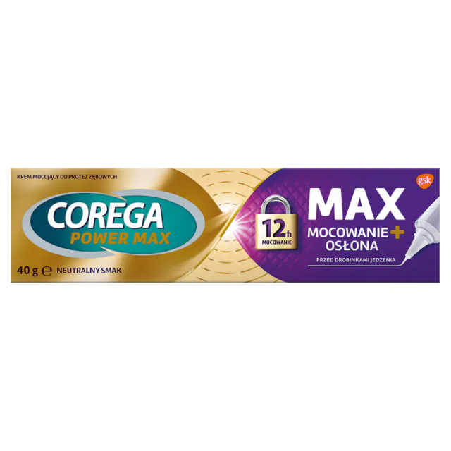 Corega Max Cover, Creme Adesivo para Dentaduras