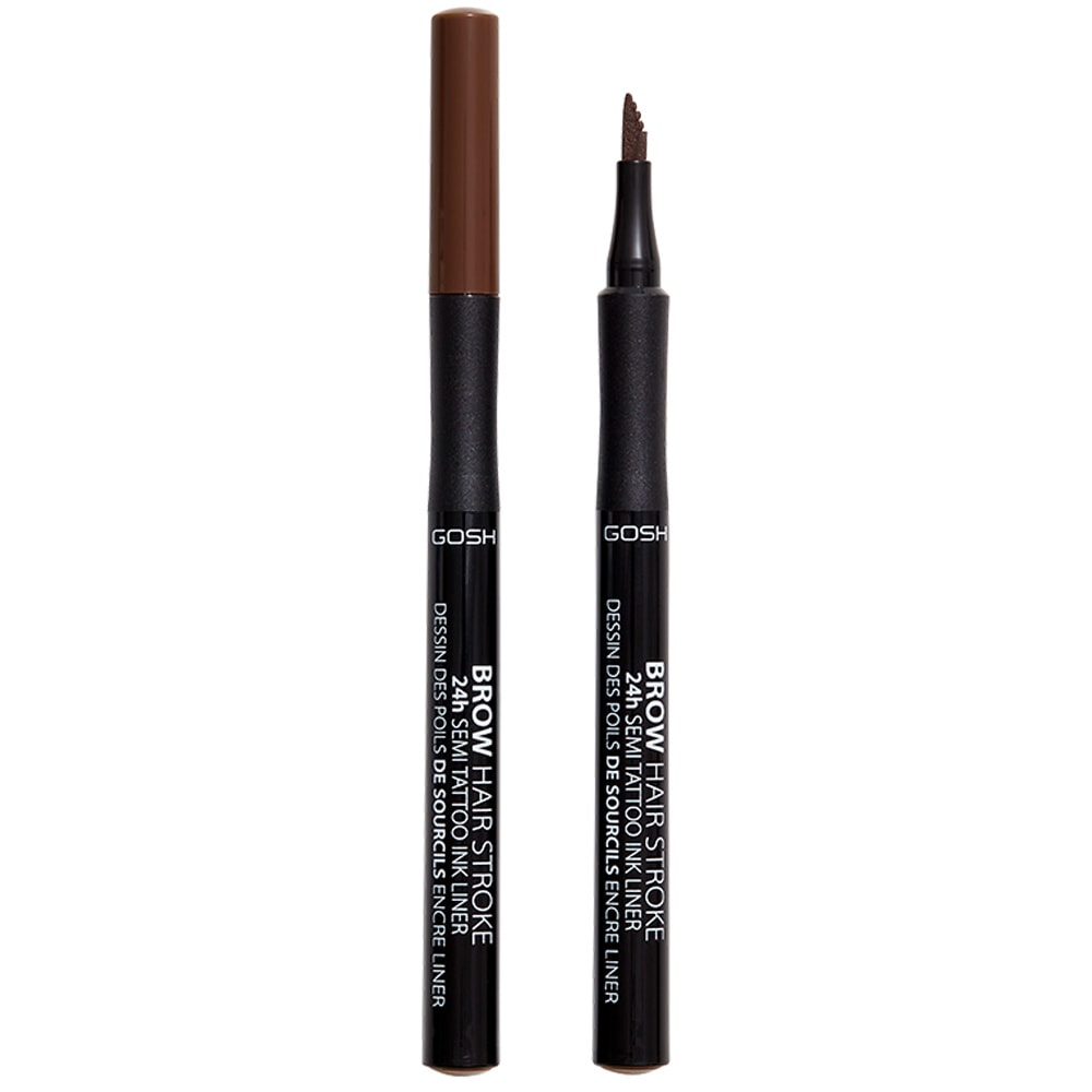 gosh copenhagen Brow Hair Stroke 24H Semi-Tattoo Ink Pen Stylo liner sourcils effet Tatoo 24H encre semi-permanente