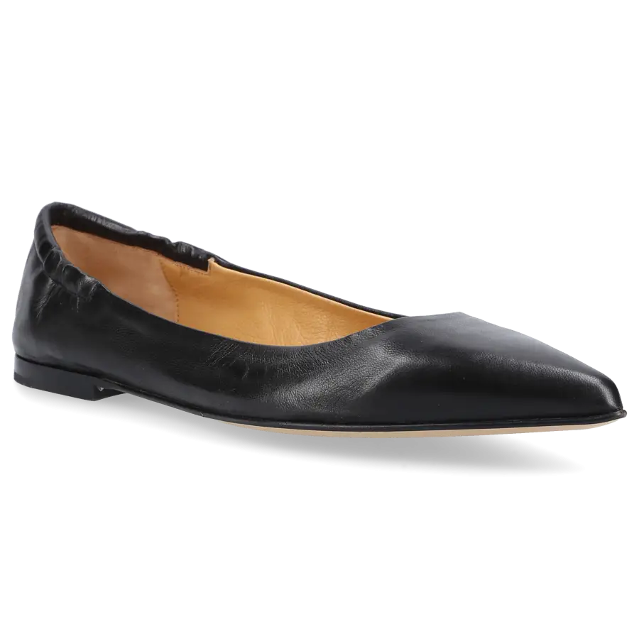 Pomme D`OR - Ballerinas 1720 Kalbsleder - schwarz
