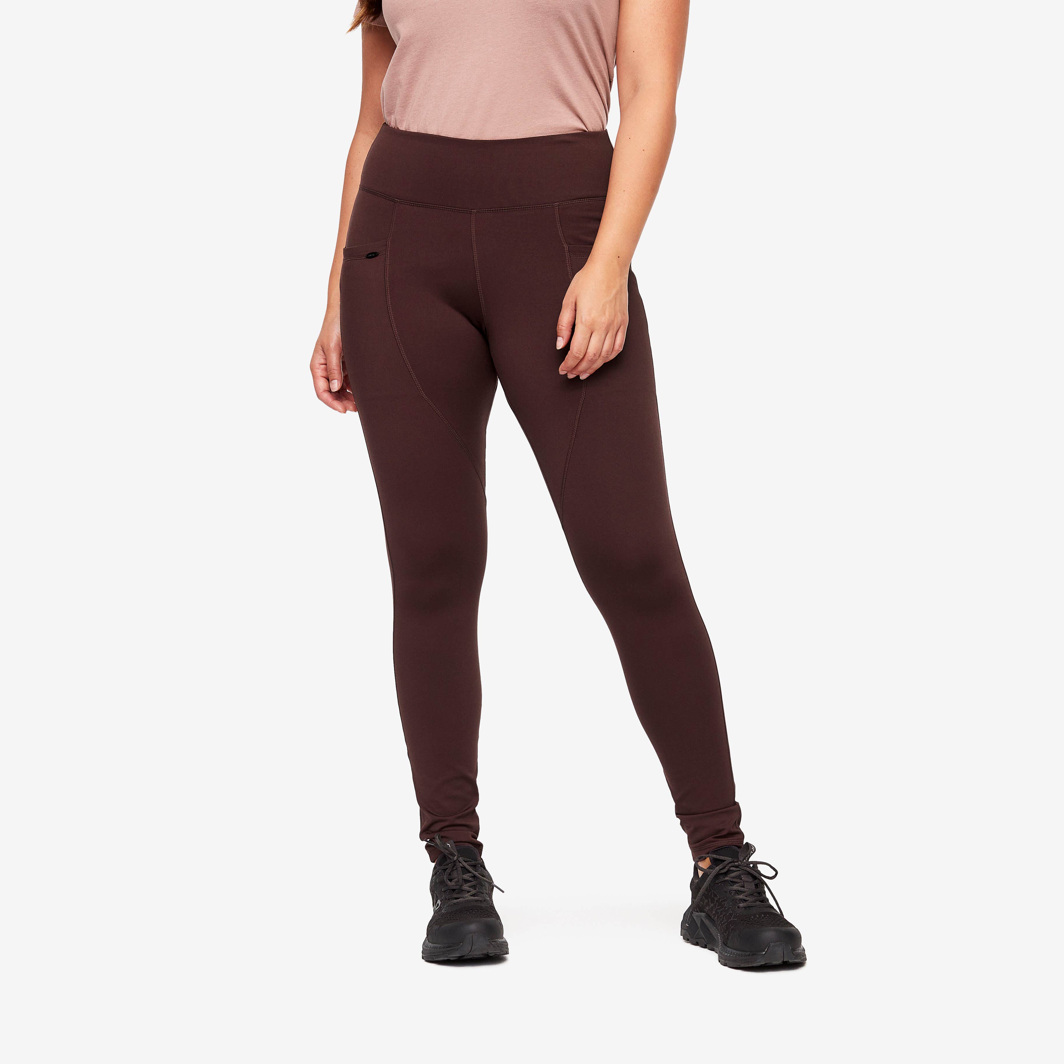 Glacier Fleece Lined Tights Femme Fudge