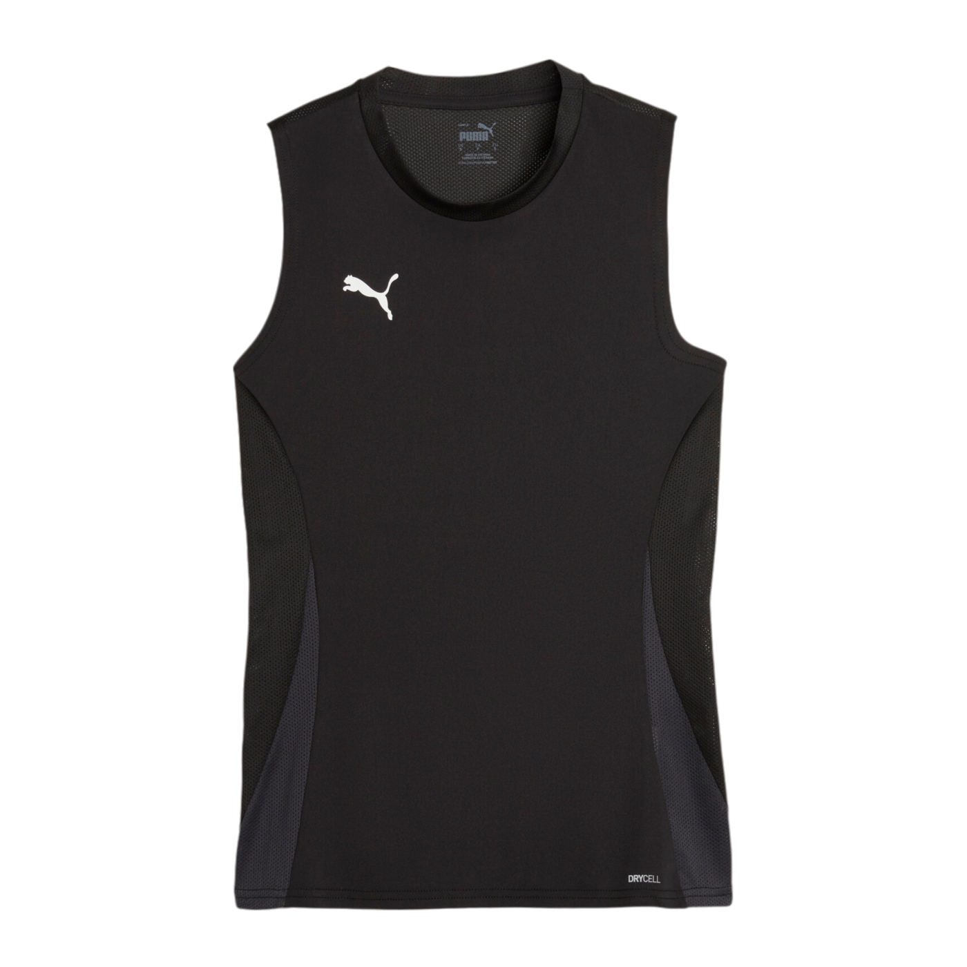 PUMA teamGOAL Tanktop Damen Schwarz Weiss F03