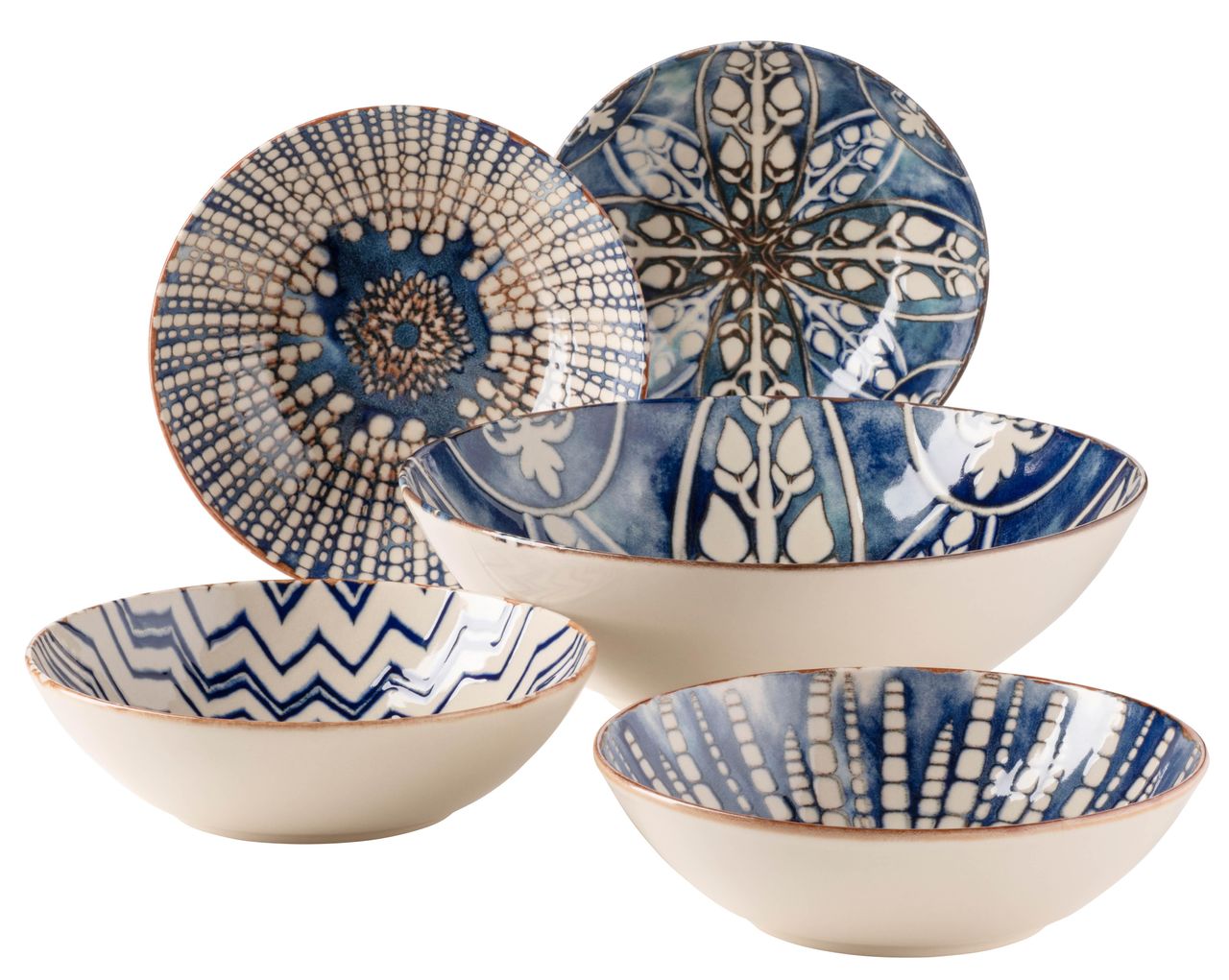 Mäser Serie Iberico Blue, Salatset 5 teilig für 4 Personen