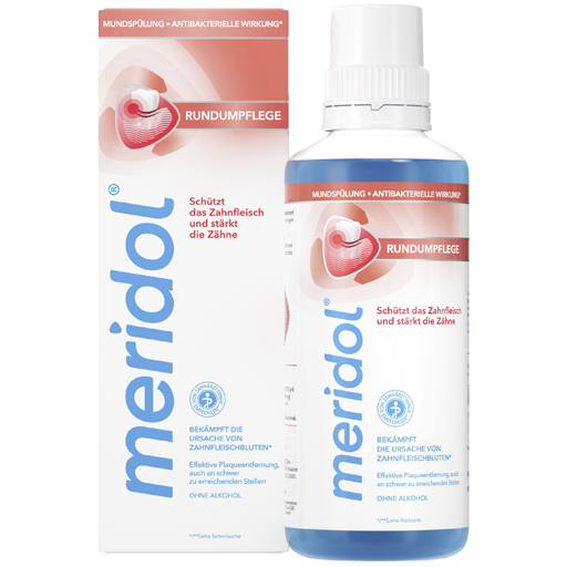 MERIDOL Rundumpflege Mundspülung  400 ml  Spüllösung