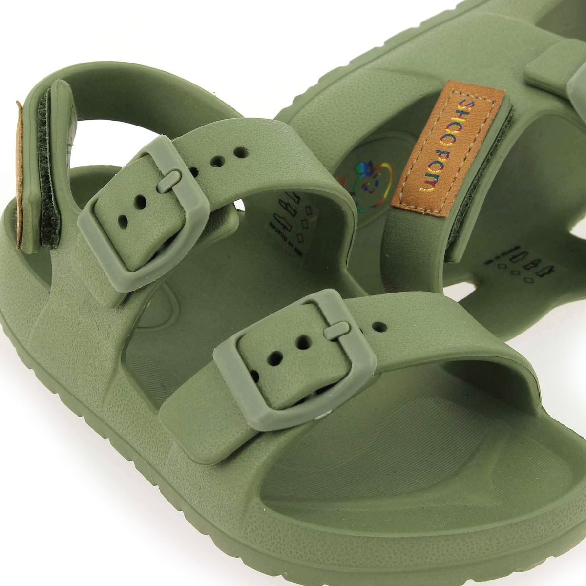 Shoopom  SURFY BUCKLES - Kaki